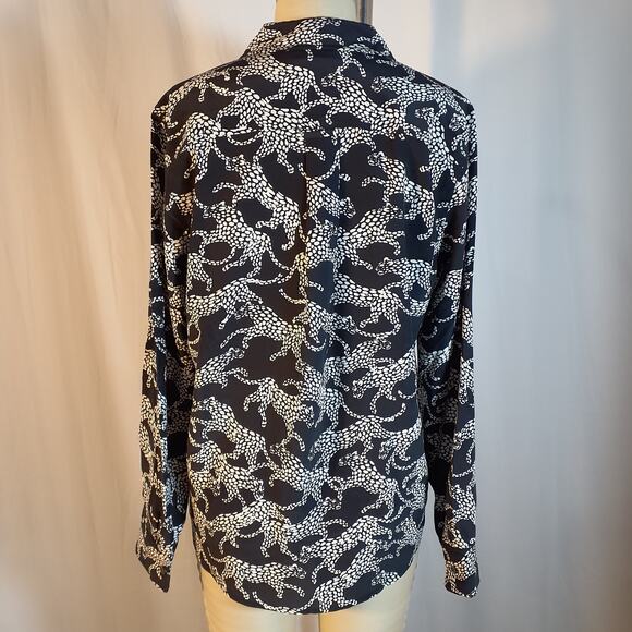 Rails Monochrome Patterned Blouse - Picture 6 of 6